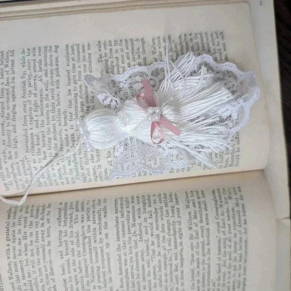 Handmade Lace Angel Ornament - Picture 7 of 7